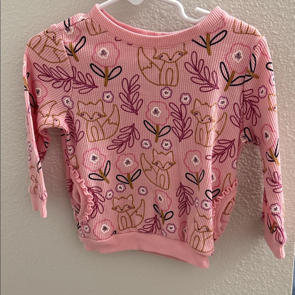 Garanimals Long Sleeve with Fox & Floral Design